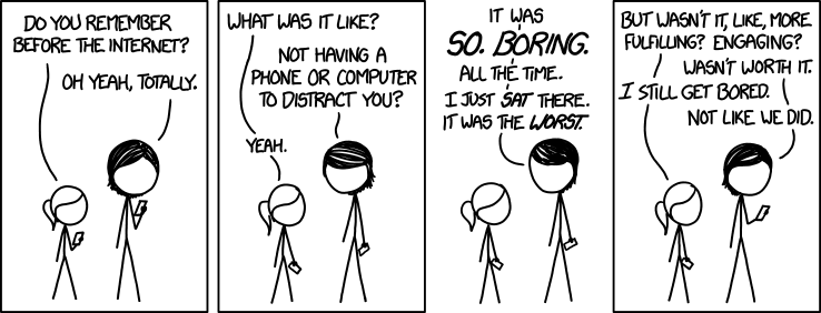 XKCD 1348: Before the Internet